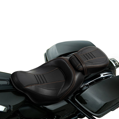 Low-Profile Driver Passenger Seat Fit For Harley Electra Road Glide 2009-2023 US