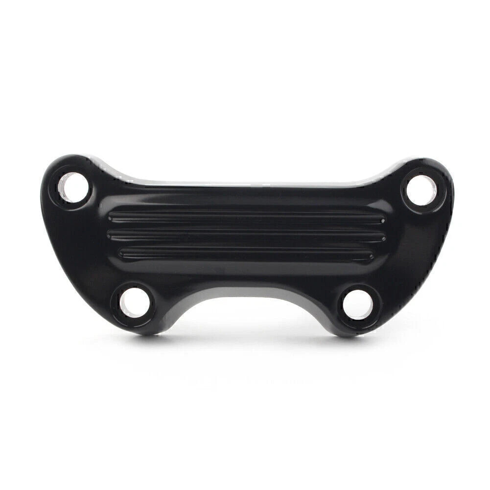For Harley Sportster Softail Dyna 1" Handlebar Riser Top Clamp Cover Black