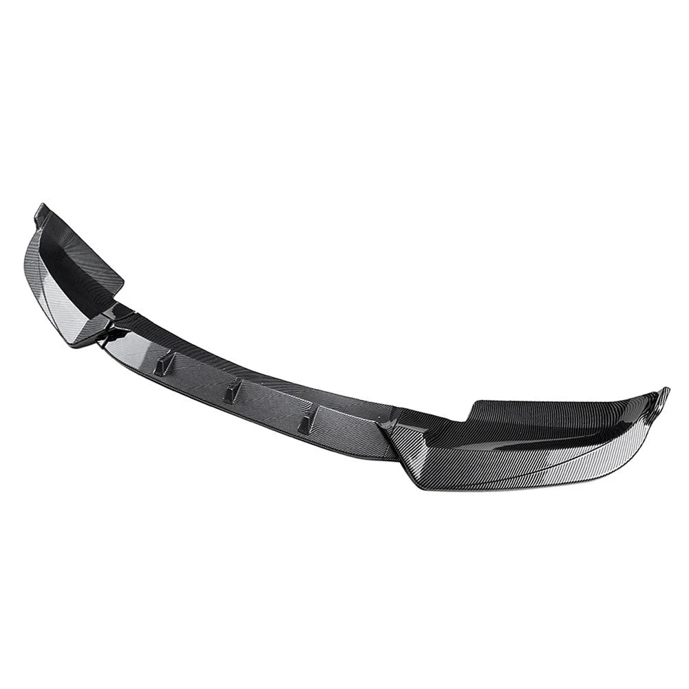 Carbon Look Front Bumper Lip Spoiler Splitter For BMW X6 F16 M Sport 2014-2019