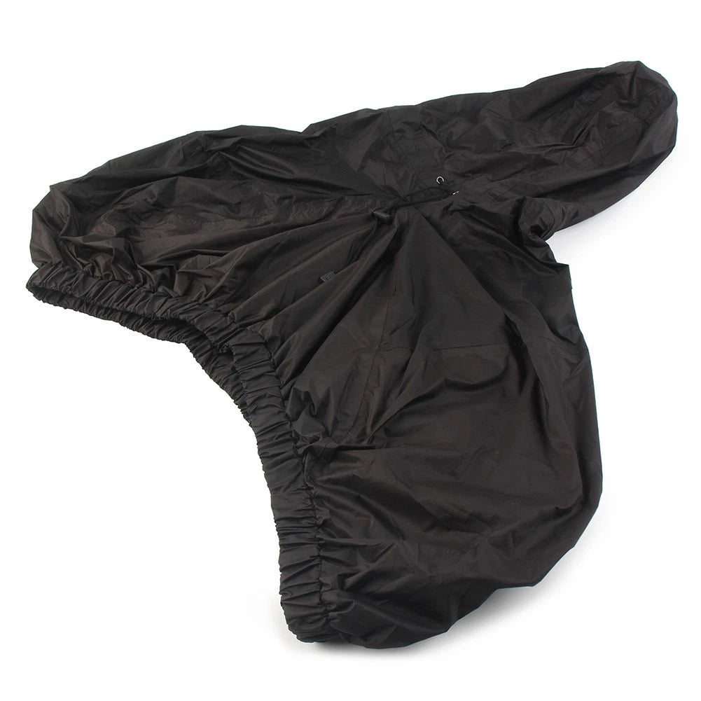 1x Waterproof Seat Rain Cover w/ Driver Backrest For Harley Street Electra Glide
