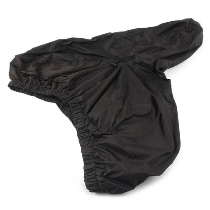 1x Waterproof Seat Rain Cover w/ Driver Backrest For Harley Street Electra Glide