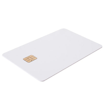 5PCS ISO PVC IC SLE4442 Chip Blank Smart Card Contact IC Card Safety White