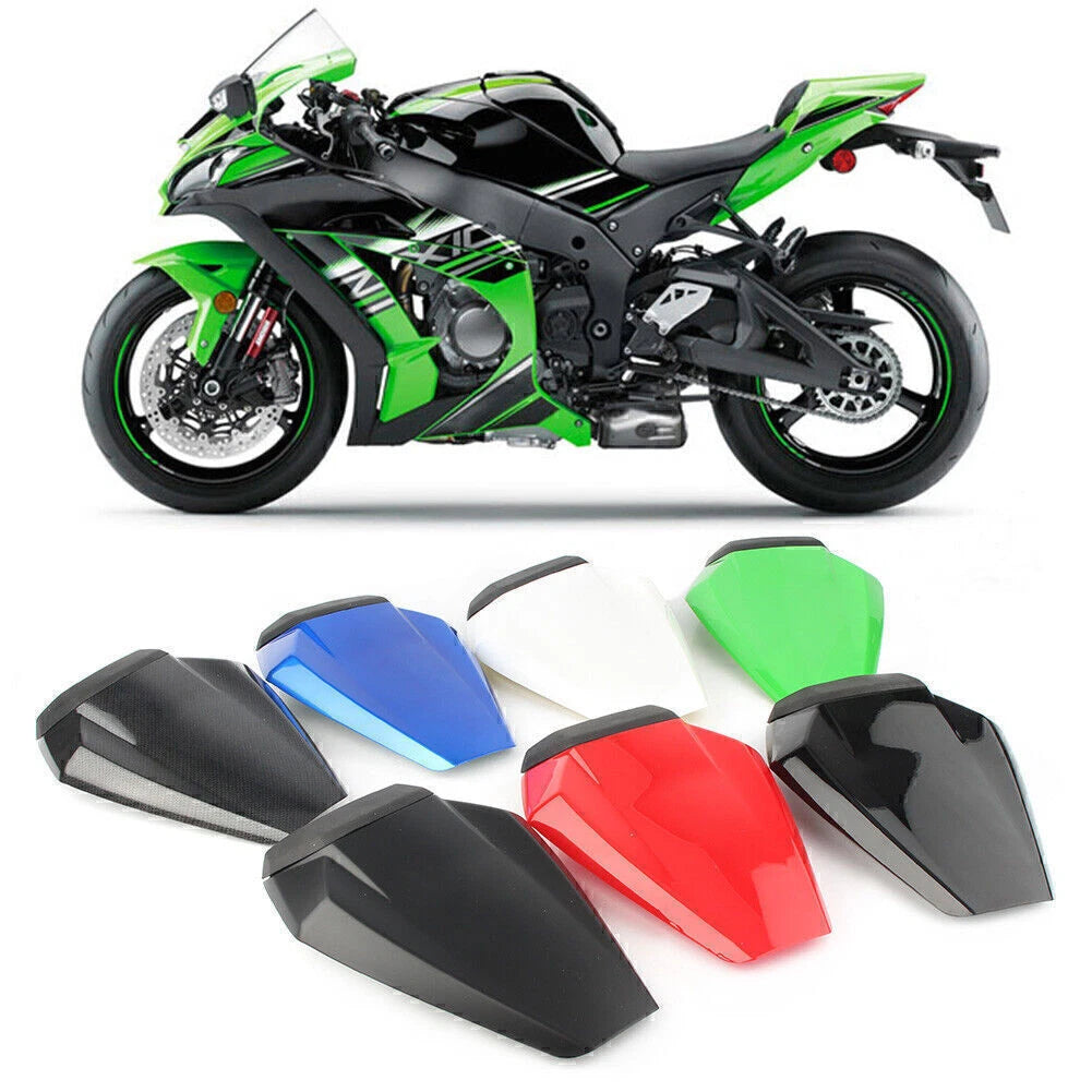 Moto Rear Seat Cover Cowl Fairing For KAWASAKI Ninja ZX-10R 2016 - 2024 Black