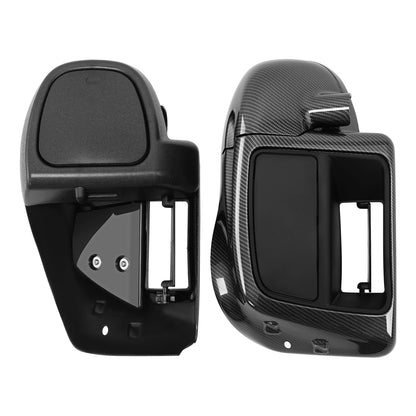 Carbon Fiber Lower Vented Fairing Glove Box For Harley Touring Road King 2014-Up