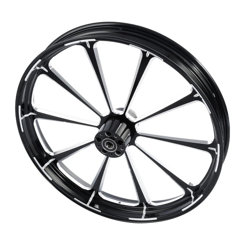 30" Front Wheel Rim Hub Single Disc &Fender For Harley Electra Glide 2008-25 ABS