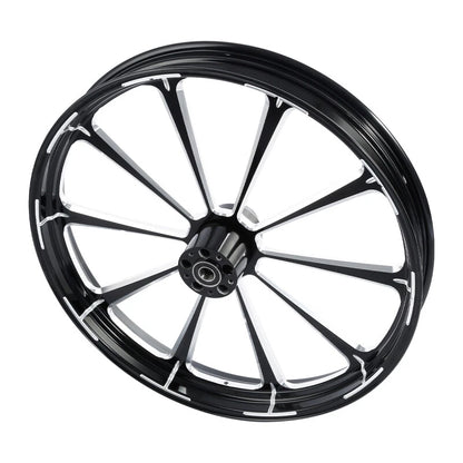 30" Front Wheel Rim Hub Single Disc &Fender For Harley Electra Glide 2008-25 ABS