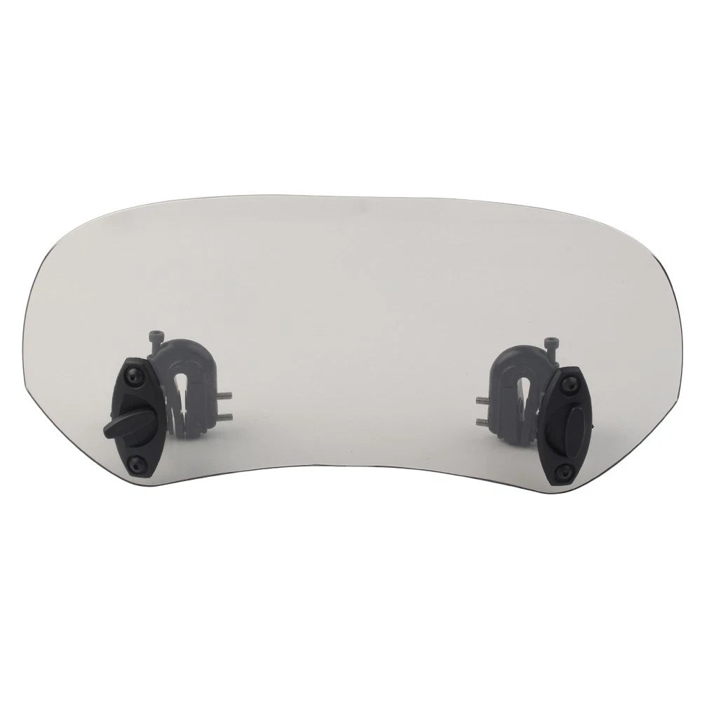 280mm Adjustable Windshield Extension Spoiler Wind Deflector Universal Smoke US