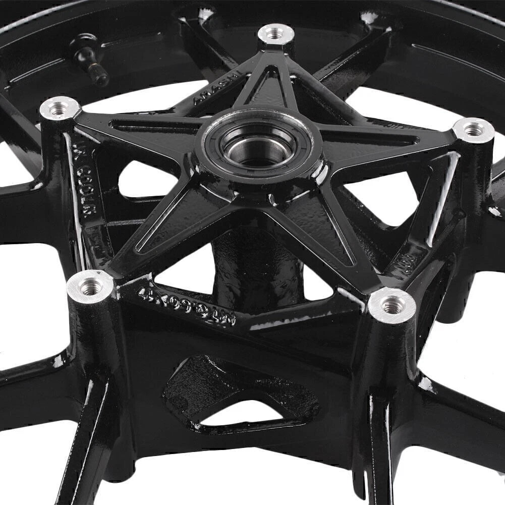 Front Wheel Rim For BMW 2010-2018 S1000RR & 2014-2018 15 S1000R Black Motorcycle