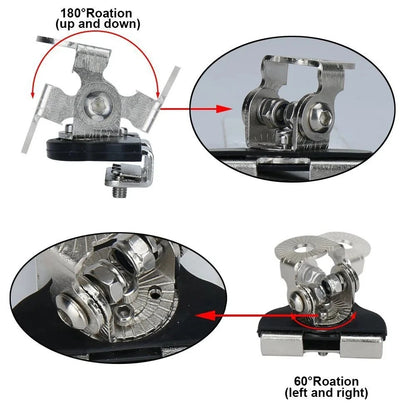 304 Stainless Steel 2PCS Car Clamp Mount Bracket Holder Offroad Led Work Light