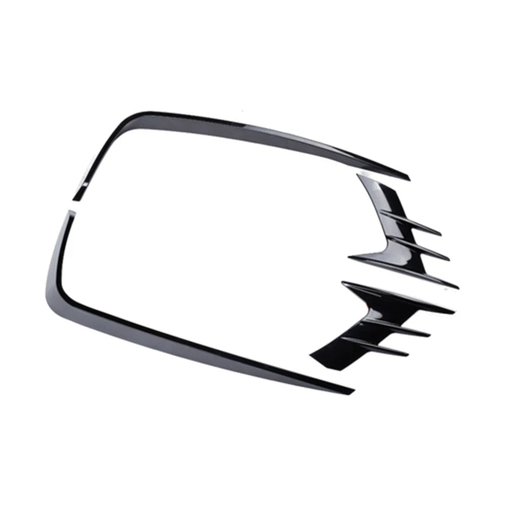 Front Fog Light Lamp Eyebrow Cover Trim For Honda Accord 2018-2020 Black 4Pcs