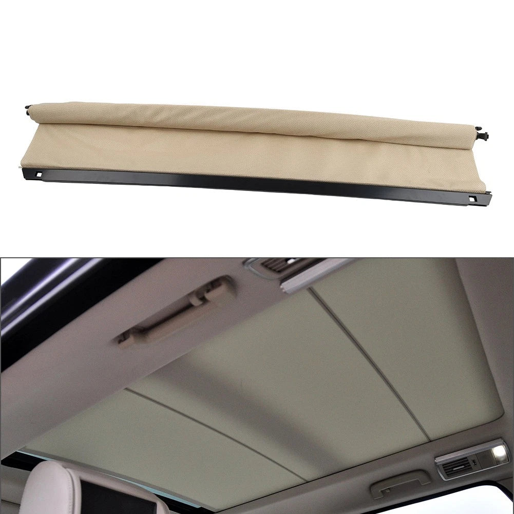 Beige Sunroof Sunshade Curtain Cover For Land Rover Range Rover 2013-2022