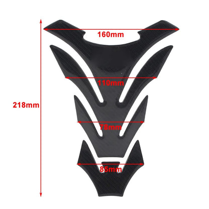 Protector 3D Decal Gas Tank Pad Stickers Fit GSXR 1000 750 600 Real Carbon Fiber