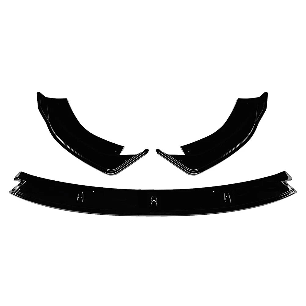 Front Bumper Splitter Spoiler Lip For Mercedes Benz E Class W214 2024+ Black
