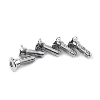 5x M8x25mm x 1.25 Steel Bolts Ti Hex Socket Disc Brake Rotor Screws Fasteners US