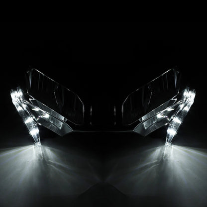 LED Front Headlight Lamp Assembly Fit For KAWASAKI ZZ900 2020-2024 2021 2022 23