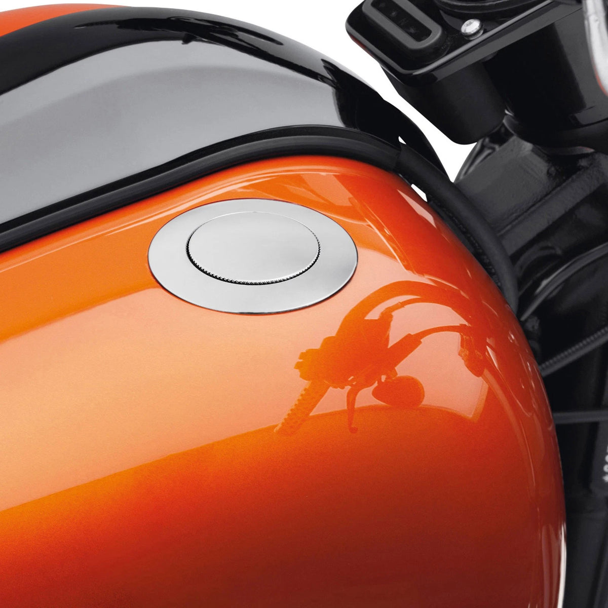 Motorcycle Flush Pop Up Oil Gas Cap Vented Fuel Tank For Harley Dyna Wide Glide