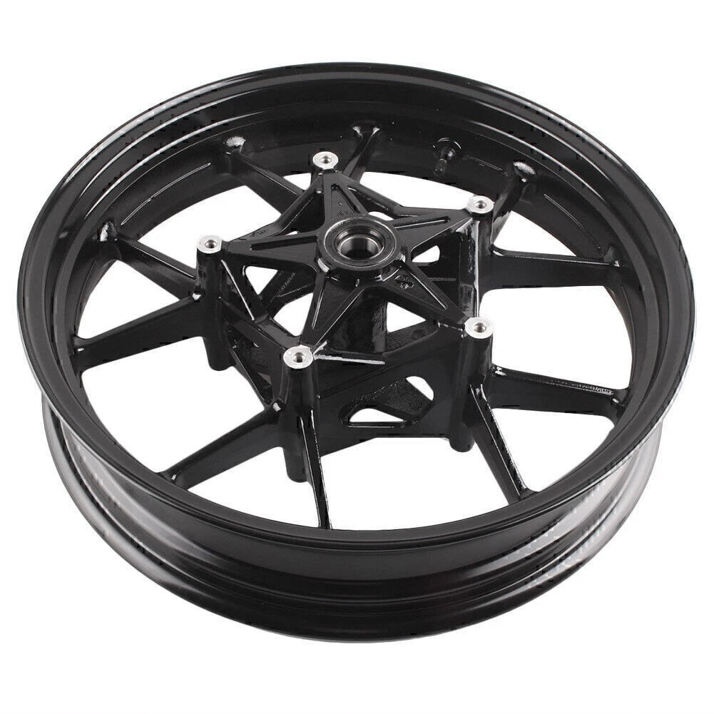 Front Wheel Rim For BMW 2010-2018 S1000RR & 2014-2018 15 S1000R Black Motorcycle