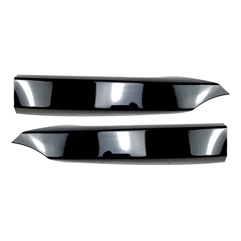 Front Bumper Side Spoiler Lip Gloss Black For BMW 1 Series E82 E88 M-Tech 08-13
