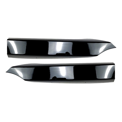 Front Bumper Side Spoiler Lip Gloss Black For BMW 1 Series E82 E88 M-Tech 08-13