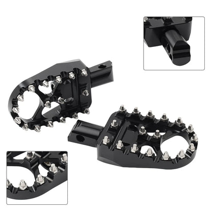 Rear Black  FootPeg Passenger Pedal For Harley FXBB FXLR FXLRS FXLRST FXST FLSB