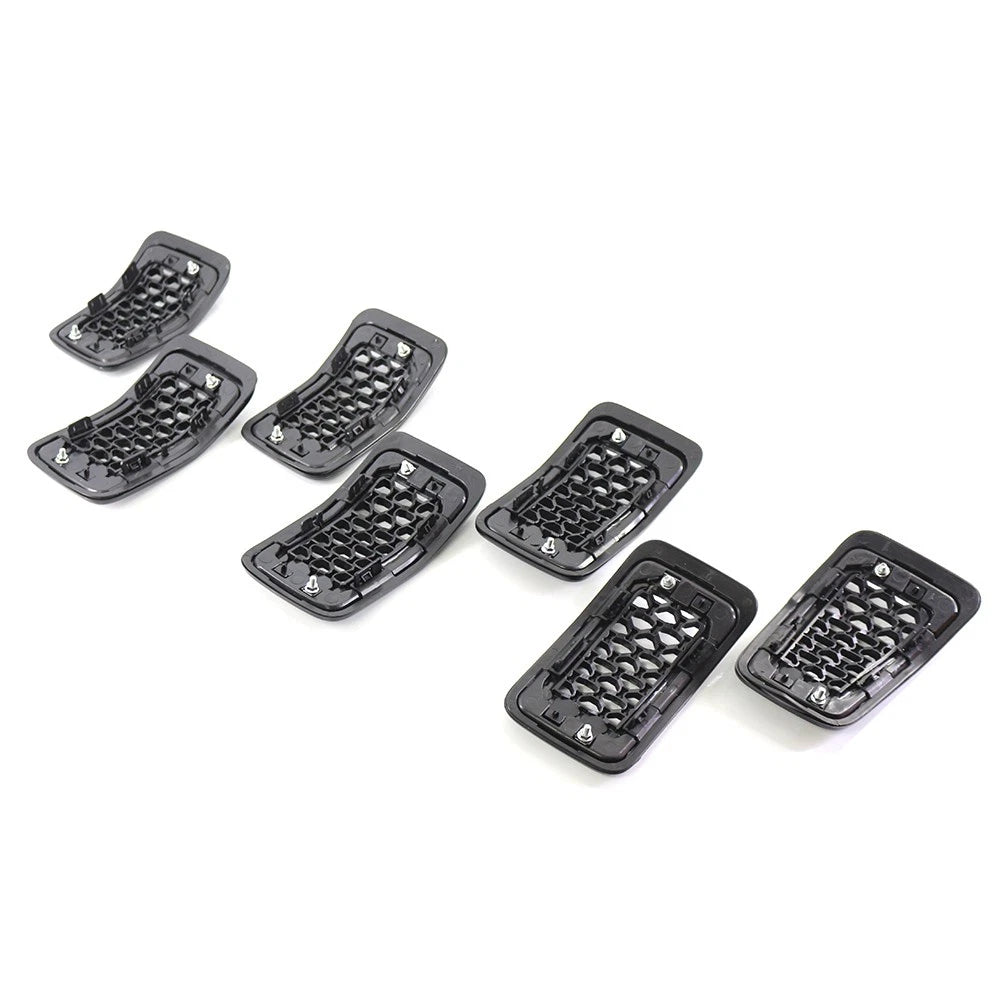 1 Set Front Bumper Kidney Mesh Grille For Jeep Cherokee 2019-2022 6AZ88DX8AB
