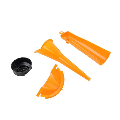 1 Set Crankcase Fill Primary Case Drip-Free Oil Funnel Filter Wrench Fit Harley