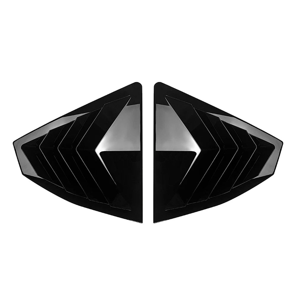 Rear Window Louver Cover Trim Glossy Black For Subaru WRX STI VB 2022-2025