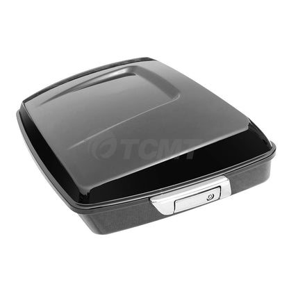 Chopped Trunk Backrest Pad Mount Rack For Harley Sport Glide FLSB 2018-Up Black