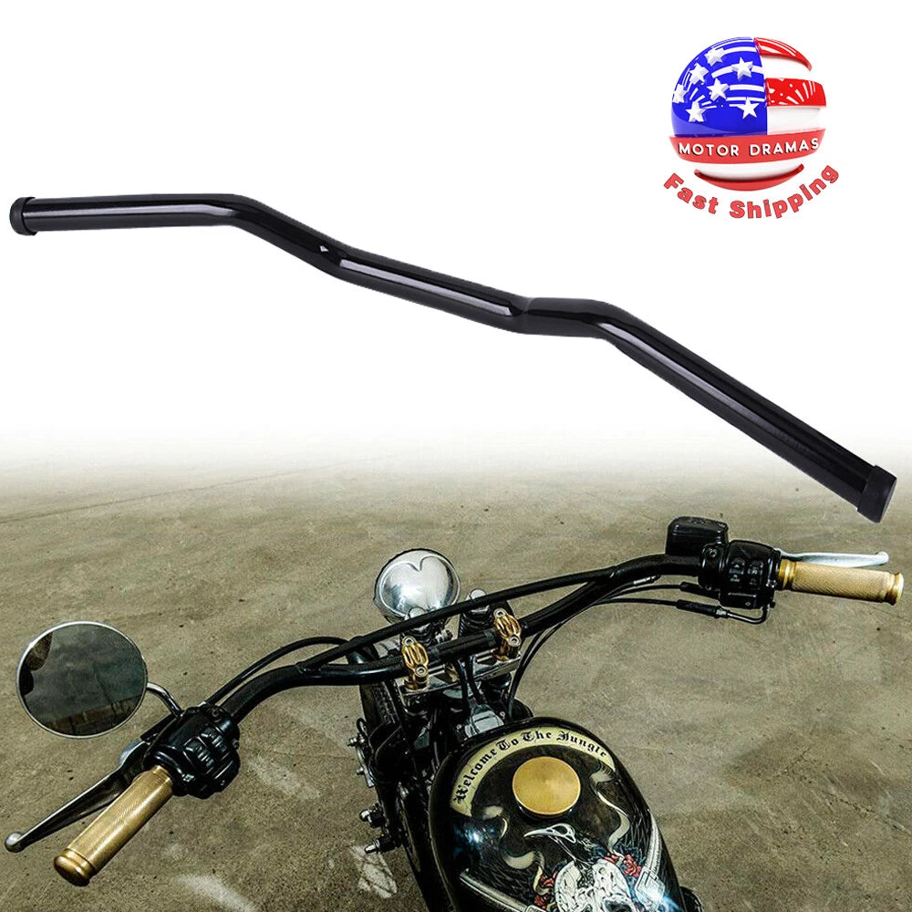 1"Motorcycle Drag Bar Handlebar For Honda Yamaha Kawasaki Suzuki Chopper Bobber
