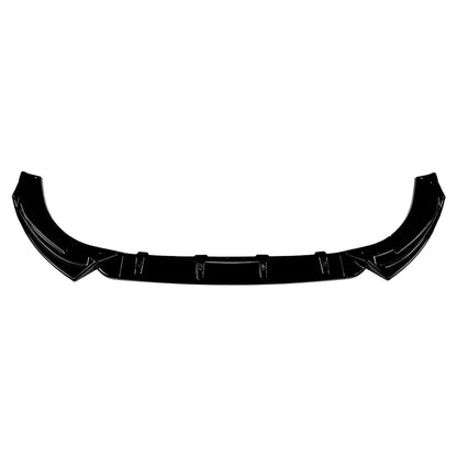 Glossy Black Front Bumper Spoiler Lip Splitter For Audi Q5 FY 2021-2024