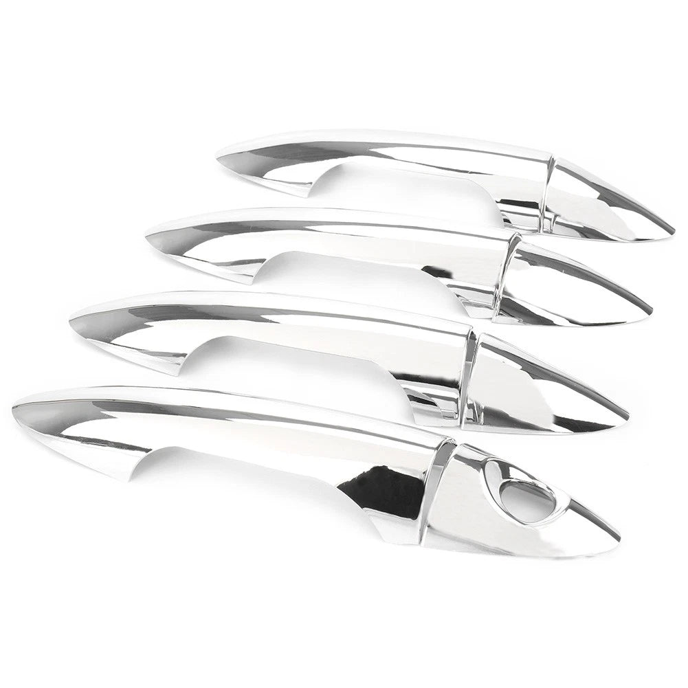 Door Handle Cover Molding Trim Chrome Fit Hyundai Accent Solaris Verna 2011-16