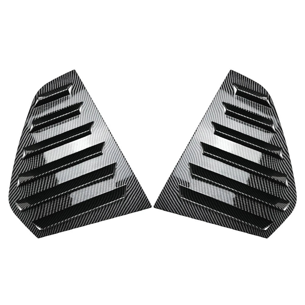 Rear Window Side Vent Shutter Louver Cover Trim For VW Golf 8 MK8 2020-2022 2021