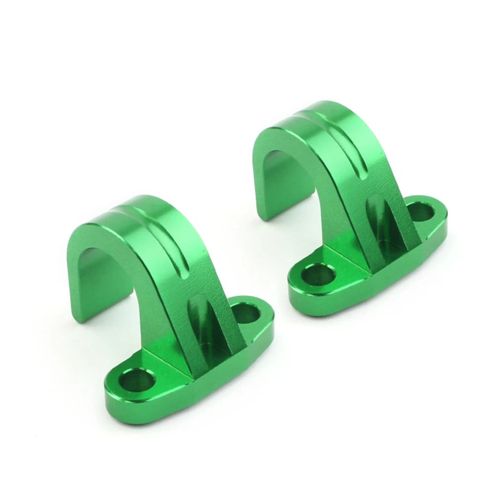 2X Rear Brake Line Hose Cable Guide Clamp For KAWASAKI KX250F KX450 KX450F KX250