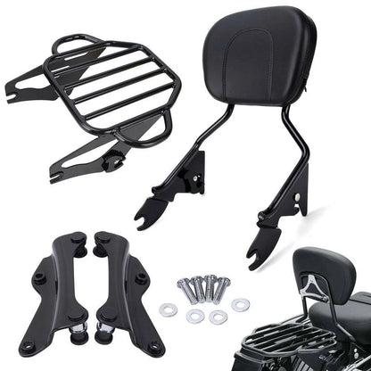 US Backrest Sissy Bar/Luggage Rack/Docking Hardware For Harley Touring 2014-2022