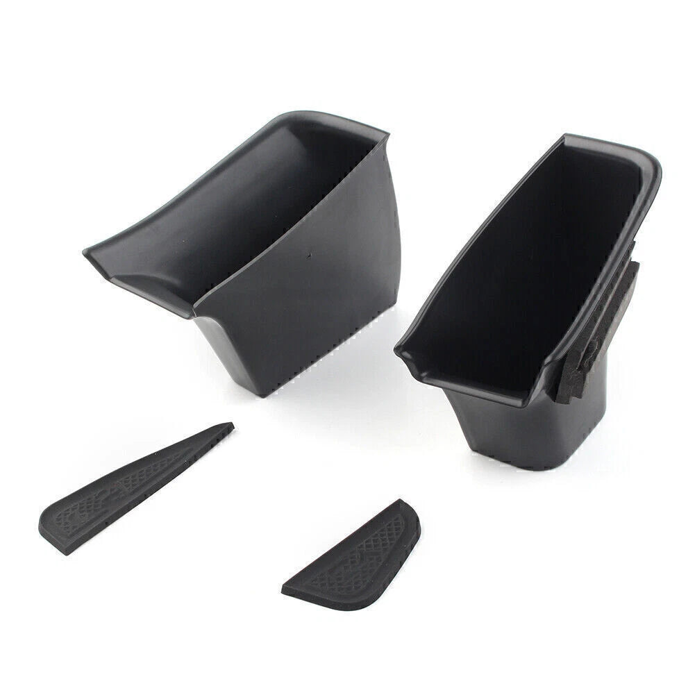 Fit Audi Q7 2016-2018 LHD Front Door Handle Armrest Storage Box Tray Bin Kit Car