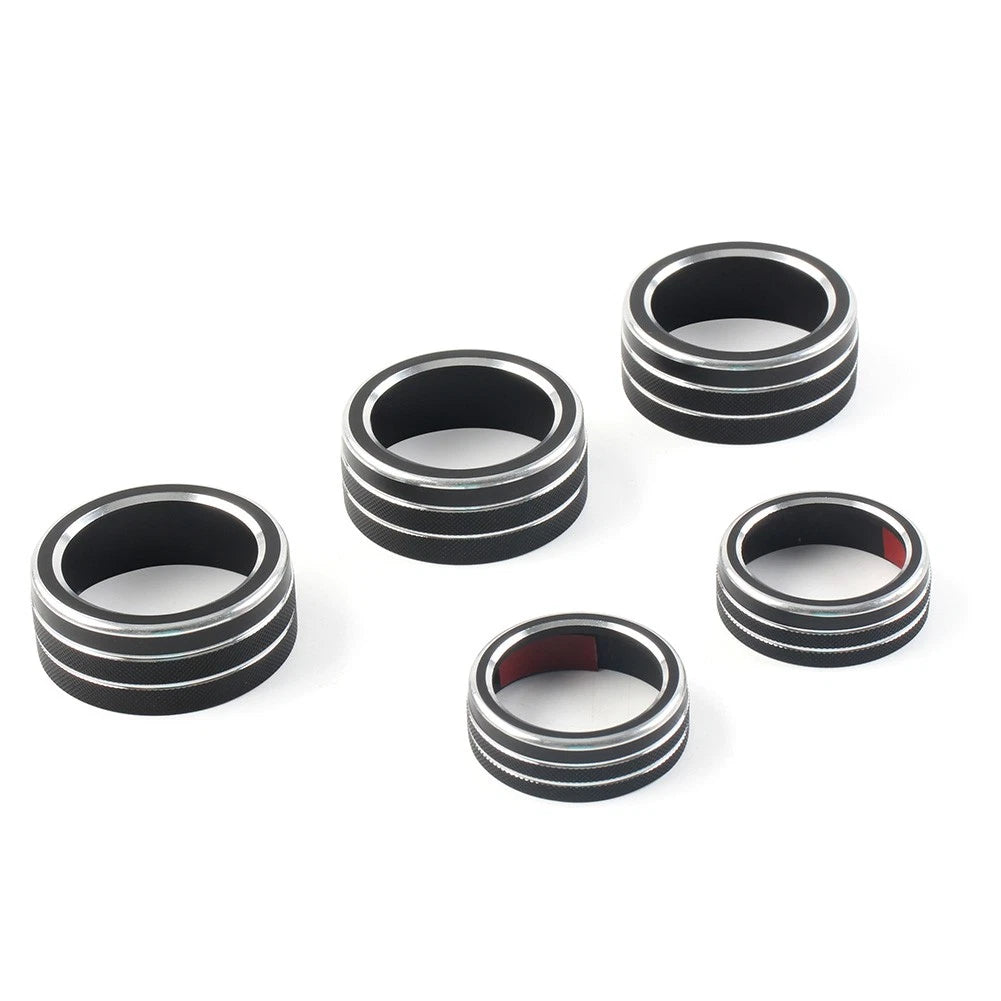 Control Switch Knob Ring Cover Trim For Honda Accord 10th Generation 18-22 Black