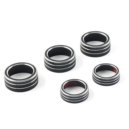 Control Switch Knob Ring Cover Trim For Honda Accord 10th Generation 18-22 Black