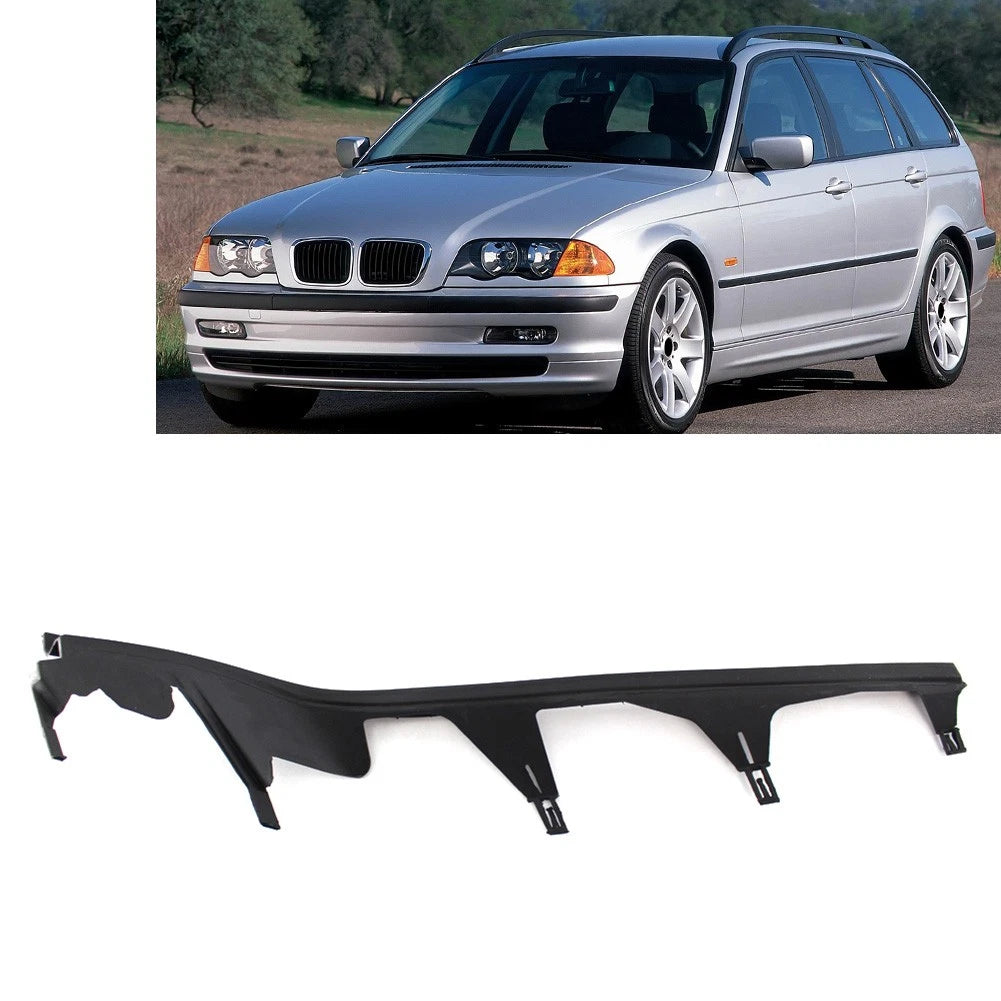 1pc Upper Headlight Lamp Cover Strip Trim For BMW 3 Series E46 4 Door 1998-2001