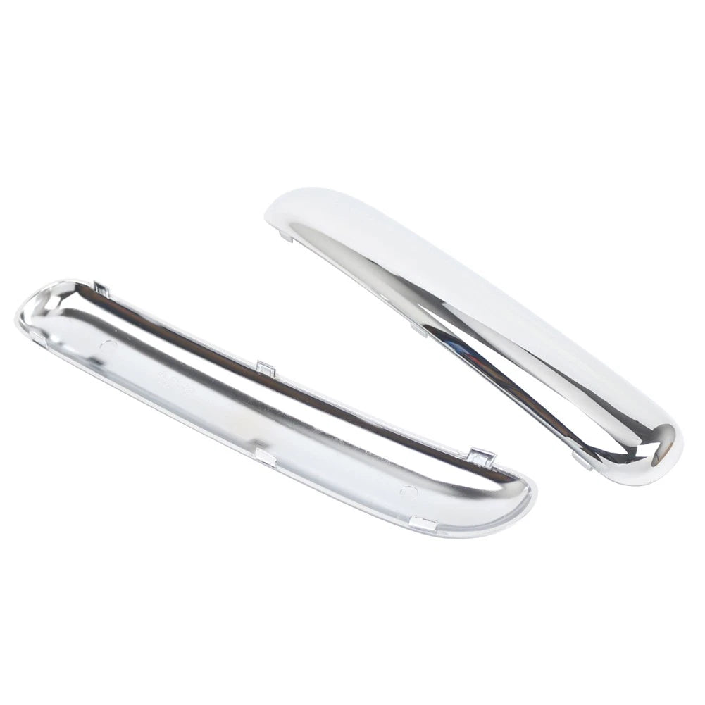 1 Pair Front Bumper Chrome Trim Molding For Mini Copper One Cabrio R50 2001-2004