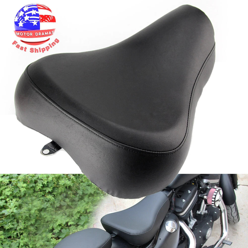Solo Seat Front Driver Cushion For Harley Sportster Forty XL1200 XL883 1983-2003