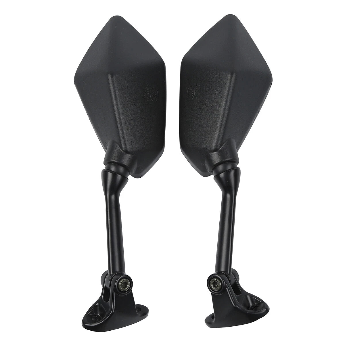 Black Pair Rearview Mirrors For Kawasaki Ninja ZX6R ZX-6R ZX 6R 2009-2012 11 10