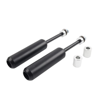 6" Left & Right Crash Bar Shock Frame Sliders Mounts For Harley Dyna 2006-2017