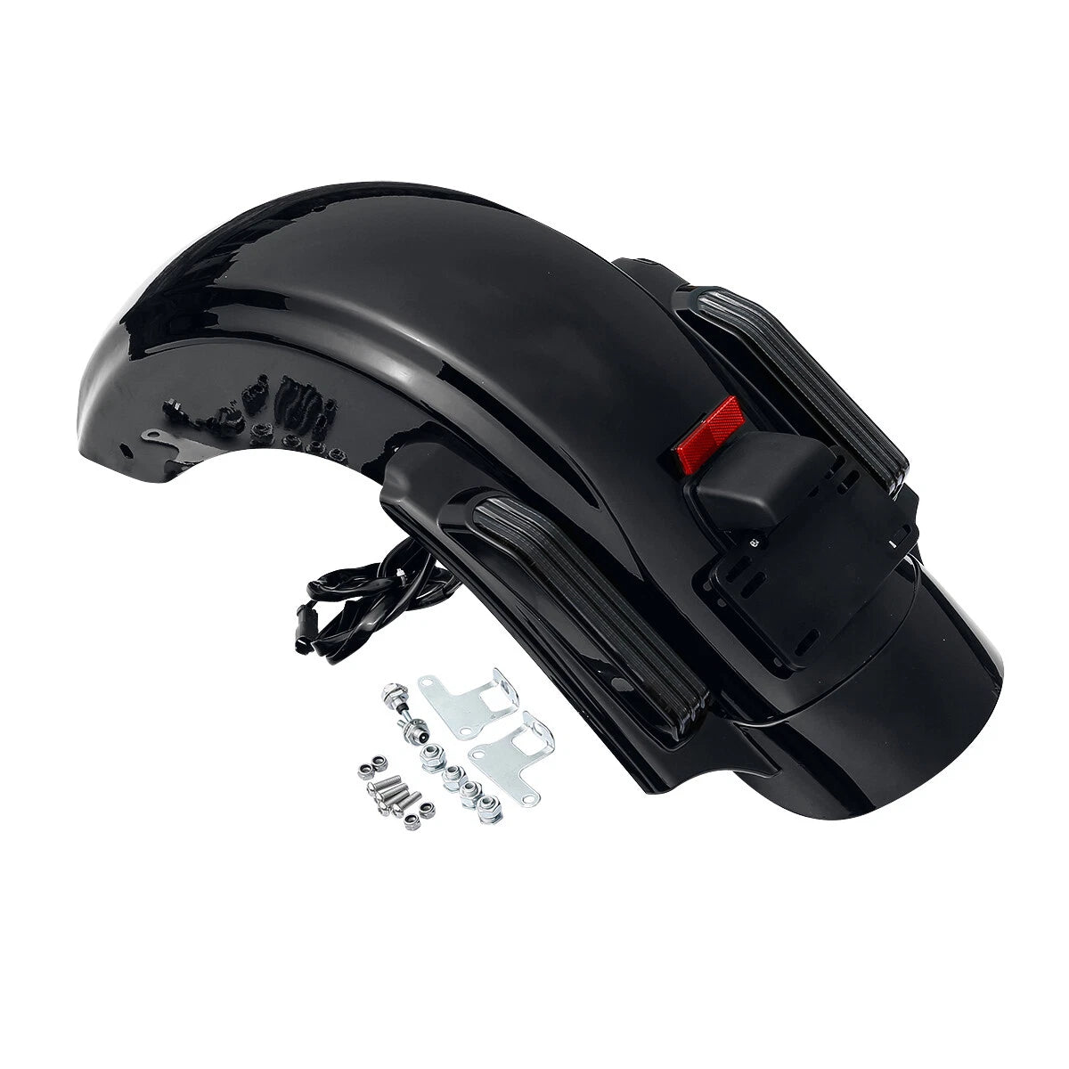 Saddlebag 5x7'' Speaker Grill Rear LED Fender For Harley Touring Glide 14-25 23