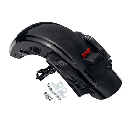 Saddlebag 5x7'' Speaker Grill Rear LED Fender For Harley Touring Glide 14-25 23