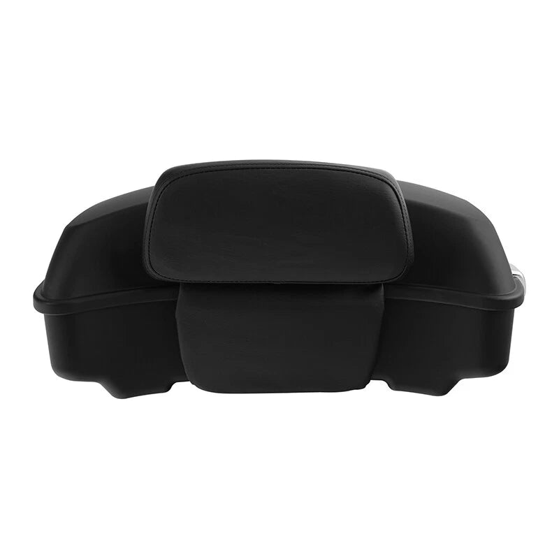 Chopped Trunk Backrest Pad Mount Rack Plate Fit For Harley Road Glide 2014-Up 15