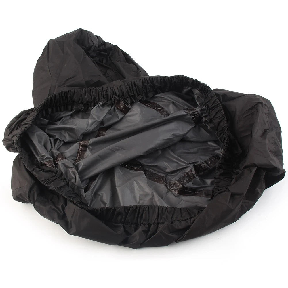 1x Waterproof Seat Rain Cover w/ Driver Backrest For Harley Street Electra Glide