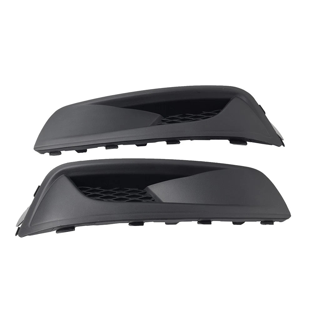 2pcs Front Bumper Fog Light Trim Bezel Cover Black For Subaru Legacy 2010-2012