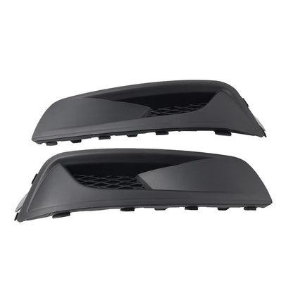 2pcs Front Bumper Fog Light Trim Bezel Cover Black For Subaru Legacy 2010-2012