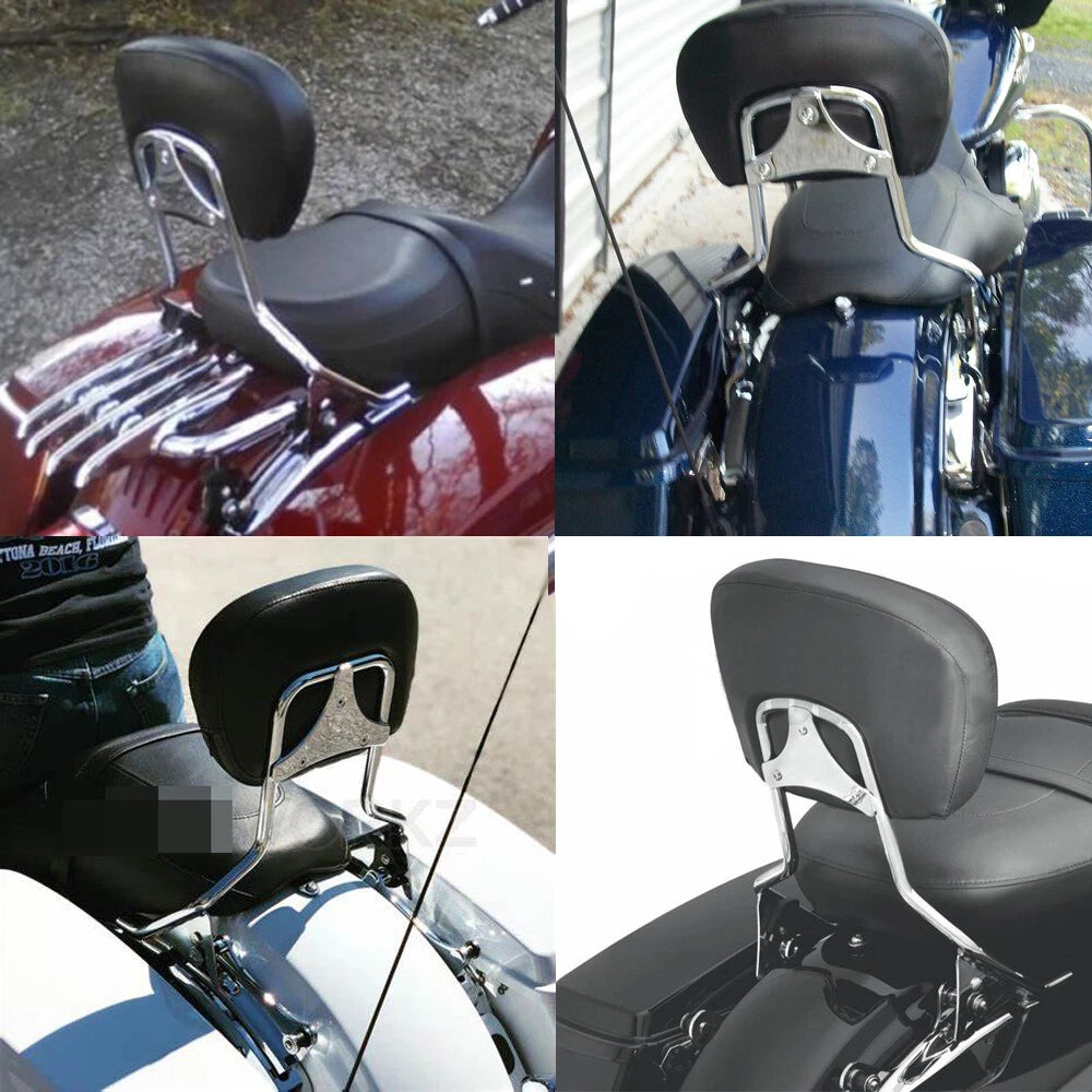 Detachable Backrest Sissy Bar For Harley Touring Electra Glide Road Glide 09-23