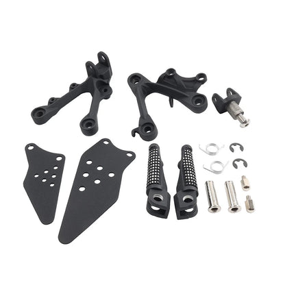 Front Driver Footpeg Footrest Bracket Kit For Kawasaki Ninja ZX6R ZX636 2009-24